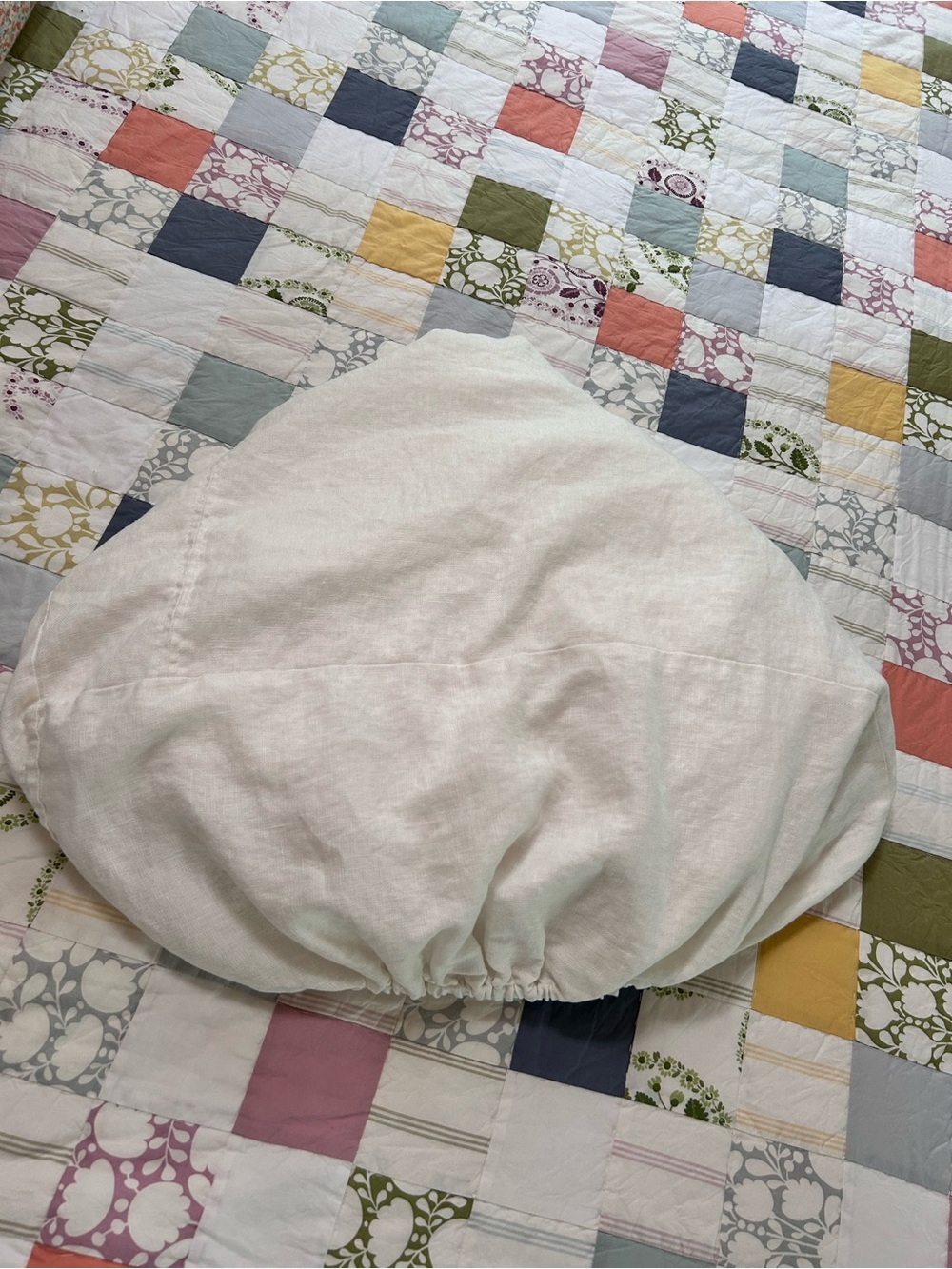 Rustic Natural Linen Box Spring Cover size Queen - Picture 13 of 13